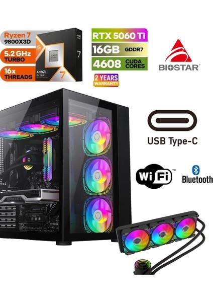 GamePire 9800X3D 32GB DDR5 RTX5060Tİ 16GB OEM KASA GamePire 9800X3D 32GB DDR5 RTX5060Tİ 16GB OEM KASA